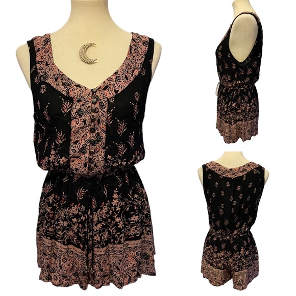 URBAN OUTFITTERS
ECOTE MAGDALENA FLORAL PRINTED ROMPER DRESS XS - Picture 4 of 14